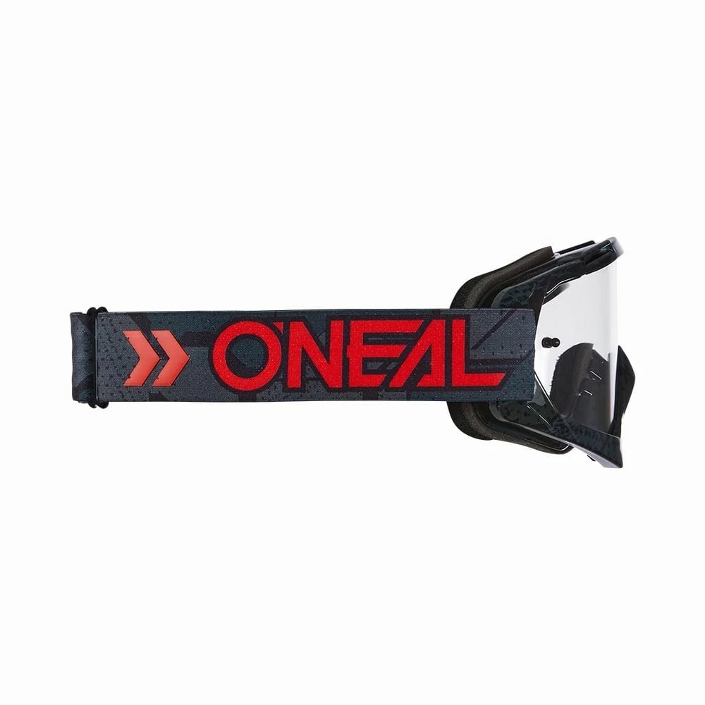 O'Neal B-10 Goggle Camo Clear – Black/red 3 O'Neal B-10 Goggle Camo Clear – Black/red