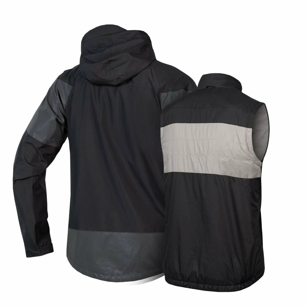 Endura Urban Luminite 3 In 1 Jacke II Schwarz 3 Endura Urban Luminite 3 In 1 Jacke II Schwarz