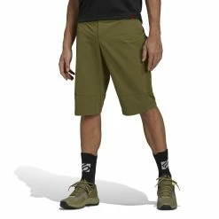 FIVETEN TrailX Bermuda Shorts Focus Olive -Endura Verkaufsladen h46051 3 apparel on model standard view white