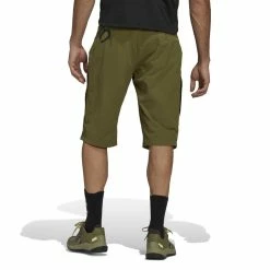 FIVETEN TrailX Bermuda Shorts Focus Olive -Endura Verkaufsladen h46051 4 apparel on model back view white