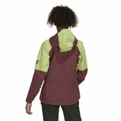 FIVETEN Bike All-Mountain Regenjacke Crimson -Endura Verkaufsladen h46073 5 apparel on model back view white