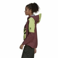 FIVETEN Bike All-Mountain Regenjacke Crimson -Endura Verkaufsladen h46073 6 apparel on model side view white