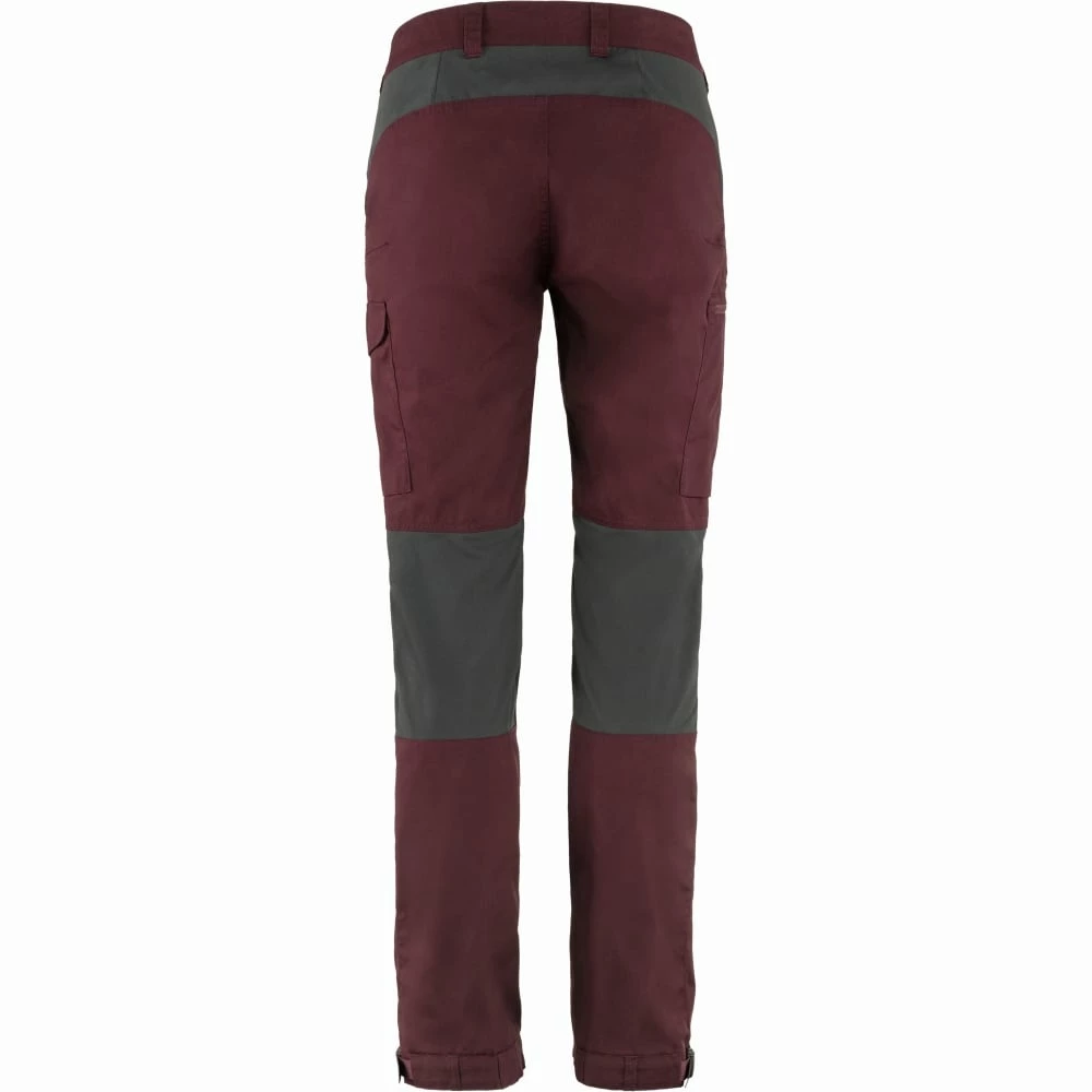 FJÄLLRÄVEN Kaipak Trousers Curved Damen Dark Garnet-Dark Grey 3 FJÄLLRÄVEN Kaipak Trousers Curved Damen Dark Garnet-Dark Grey