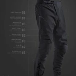 LOOSE RIDERS Wasserdichte Hose Black