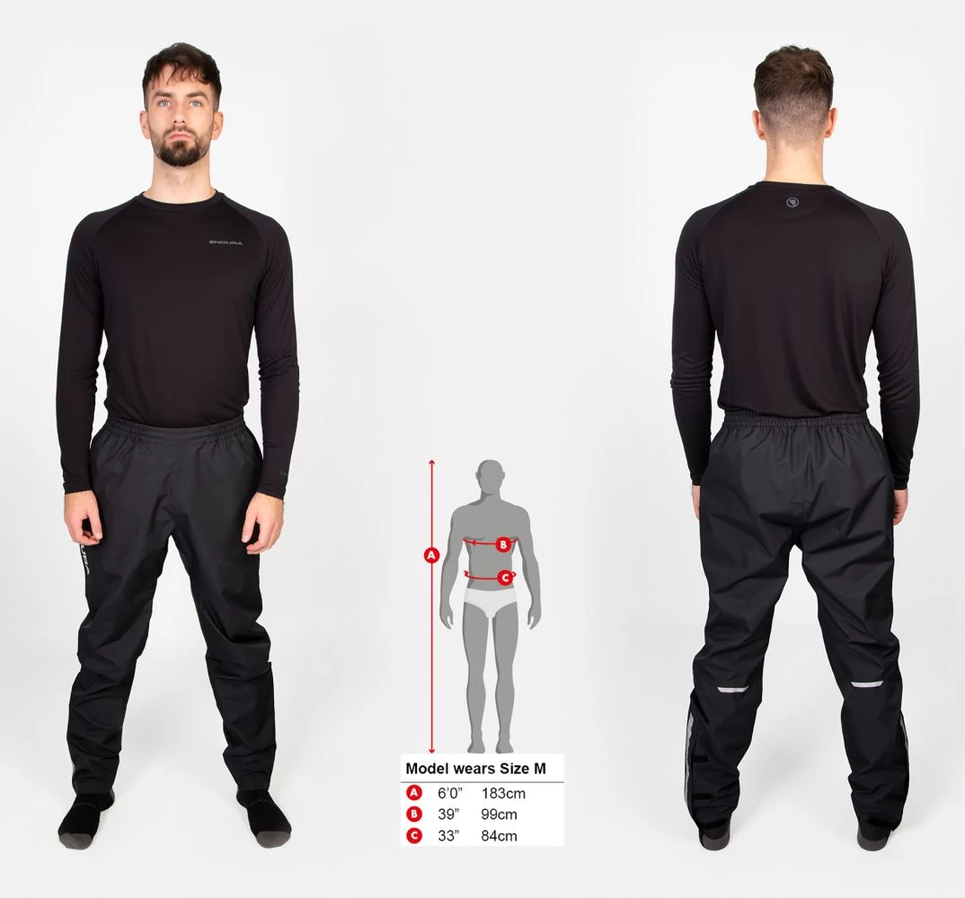 Endura Hummvee Transit Wasserdichte Hose Schwarz 4 Endura Hummvee Transit Wasserdichte Hose Schwarz – Bild 2